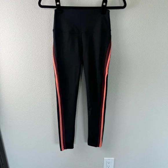 Splits59 Sydney Leggings Black Peach Burgundy Active Athleisure Women’s Medium - Picture 3 of 10